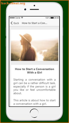 How To Start A Conversation With A Girl screenshot