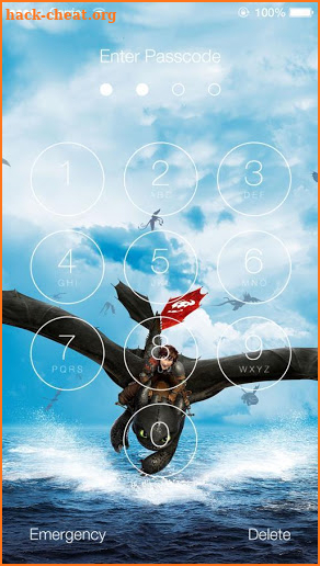 How to Train Your Dragon 2 Slide Unlock Screen screenshot