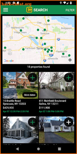 Howard Hanna Open Houses Today screenshot