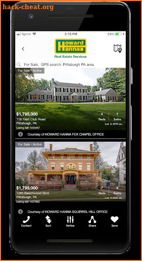 Howard Hanna Real Estate screenshot