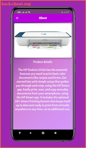 hp deskjet 2723 printer guide screenshot