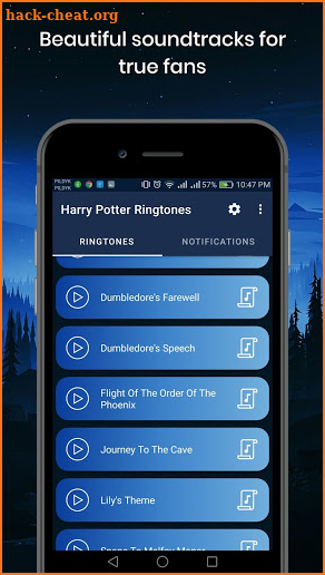 HP Ringtones - Quotes, Sounds and Soundtracks screenshot