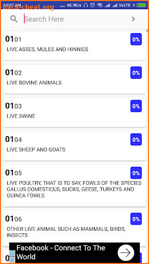 HSN GST Rate Finder screenshot