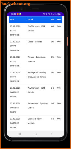 HT/FT Betting Fixed Matches screenshot