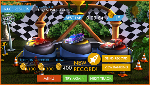 HTR+ Slot Car Simulation screenshot