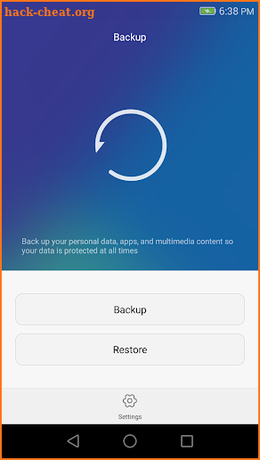 Huawei Backup screenshot