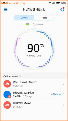 Huawei HiLink (Mobile WiFi) screenshot