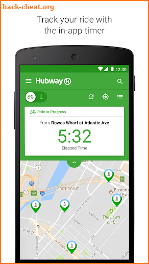 Hubway screenshot