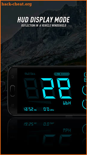 HUD Speedometer to Monitor Speed and Mileage screenshot