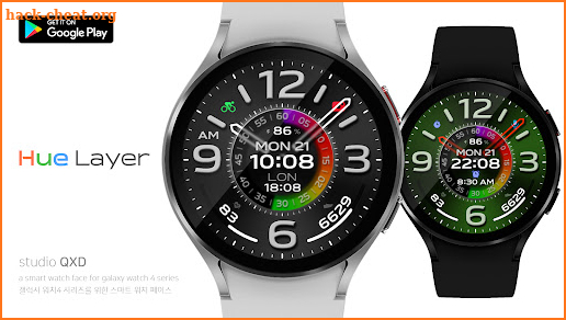 Hue Layer Watch Face watch4 screenshot