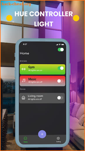 Hue Lights App Controller screenshot