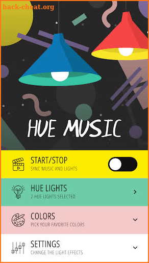 Hue Music Disco Party - Sync music and lights screenshot