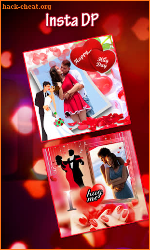 Hug Day Insta DP Photo frame Maker screenshot