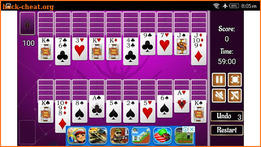 Huge Spider Solitaire screenshot