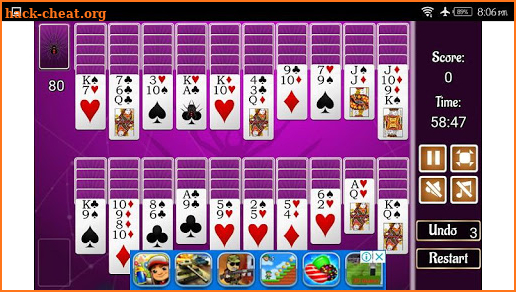 Huge Spider Solitaire screenshot