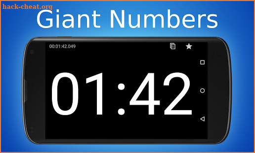 HUGE Stopwatch screenshot