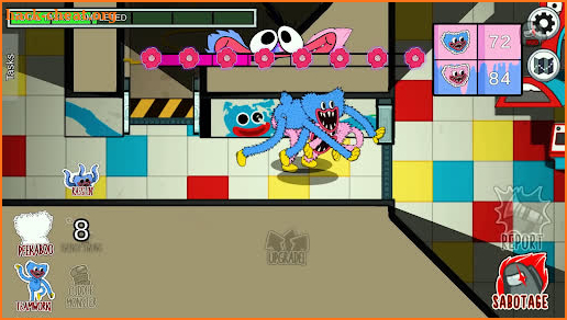 Huggy Wuggy Mod In Among Us screenshot