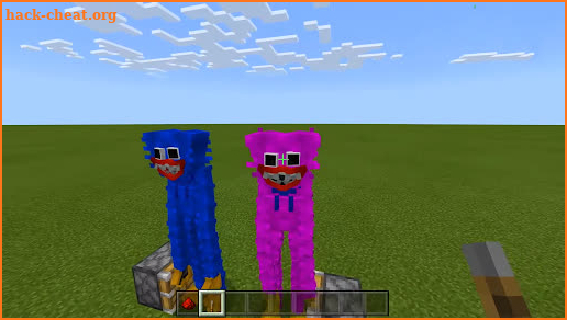 Huggy Wuggy Mod In Minecraft screenshot