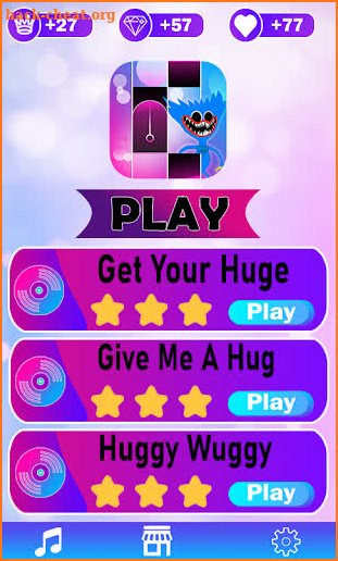 Huggy Wuggy Piano Tiles screenshot