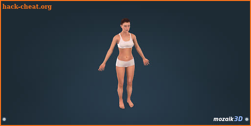 Human body (female) educational VR 3D screenshot