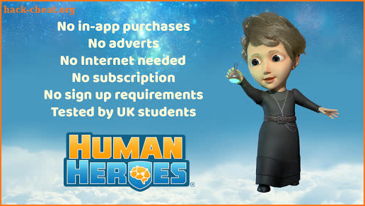 Human Heroes Curie on Matter screenshot