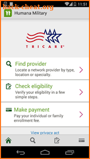 Humana Military screenshot
