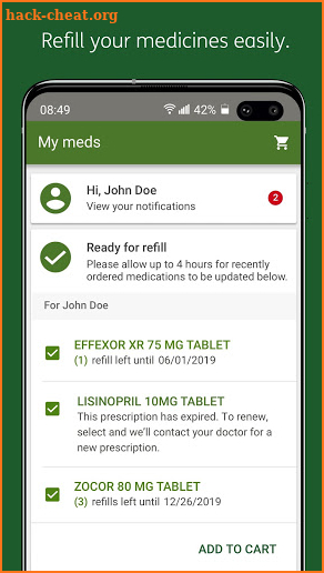 Humana Pharmacy screenshot