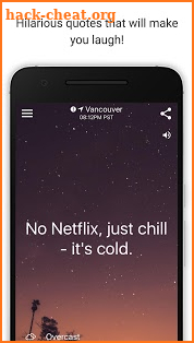 HumorCast - Authentic Weather screenshot