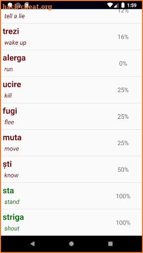 Hungarian Verb Blitz Pro screenshot