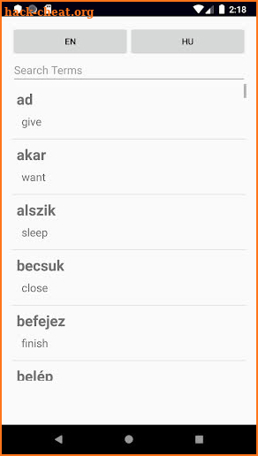 Hungarian Verb Blitz Pro screenshot