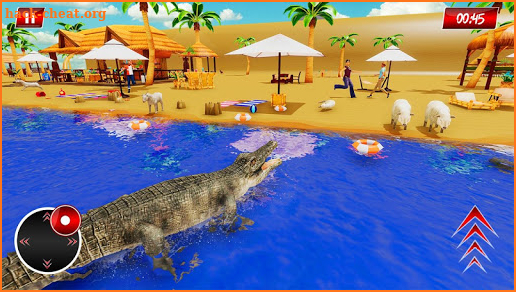 Hungry Crocodile Beach City Attack Simulator 2019 screenshot