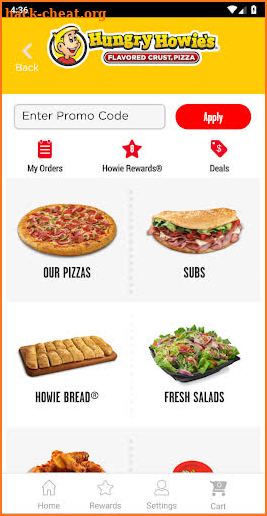 Hungry Howies Pizza screenshot