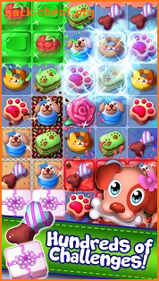 Hungry Pet Mania Free Match 3 Game - Cute Puzzles screenshot