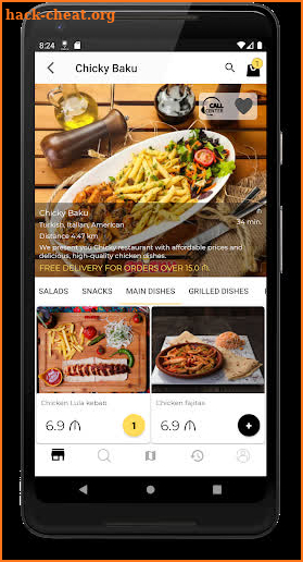 Hungry.az - food ordering screenshot