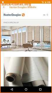 Hunter Douglas Events screenshot