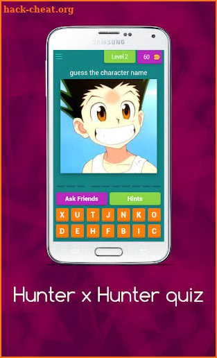 Hunter x Hunter quiz screenshot