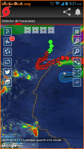 Hurricane Detector screenshot