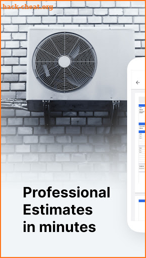 HVAC Estimate App screenshot