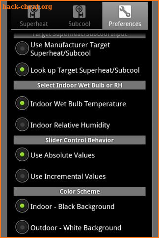 HVAC Refrigerant Charge screenshot