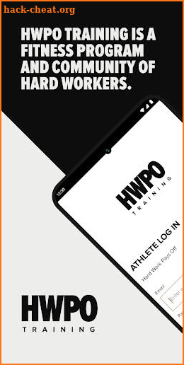 HWPO - Training app screenshot