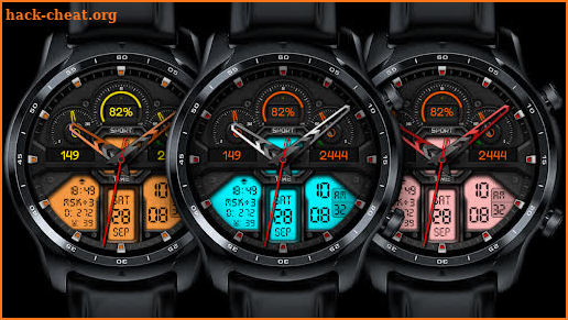 Hybrid NIKANA WS50 Watch face screenshot