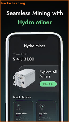 Hydro Miner- Rent Online Miner screenshot