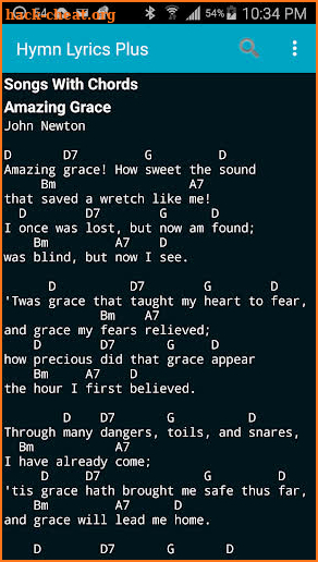 Hymn Lyrics Plus screenshot