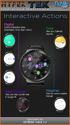 Hyper Tek HD Watch Face screenshot