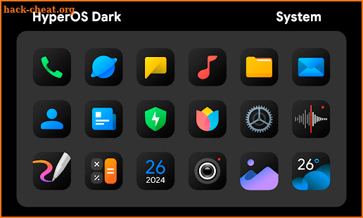 HyperDark - Icon Pack screenshot