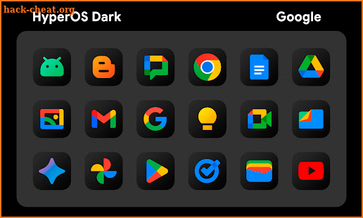 HyperDark - Icon Pack screenshot