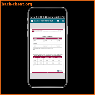 Hypertension Guidelines screenshot