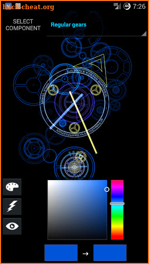 Hypno Clock Live Wallpaper screenshot