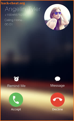 i Call Screen Dialer 8S Theme screenshot