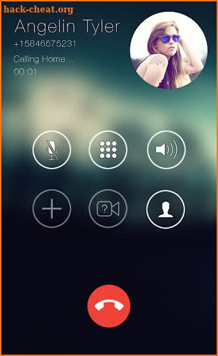 i Call Screen Dialer 8S Theme screenshot